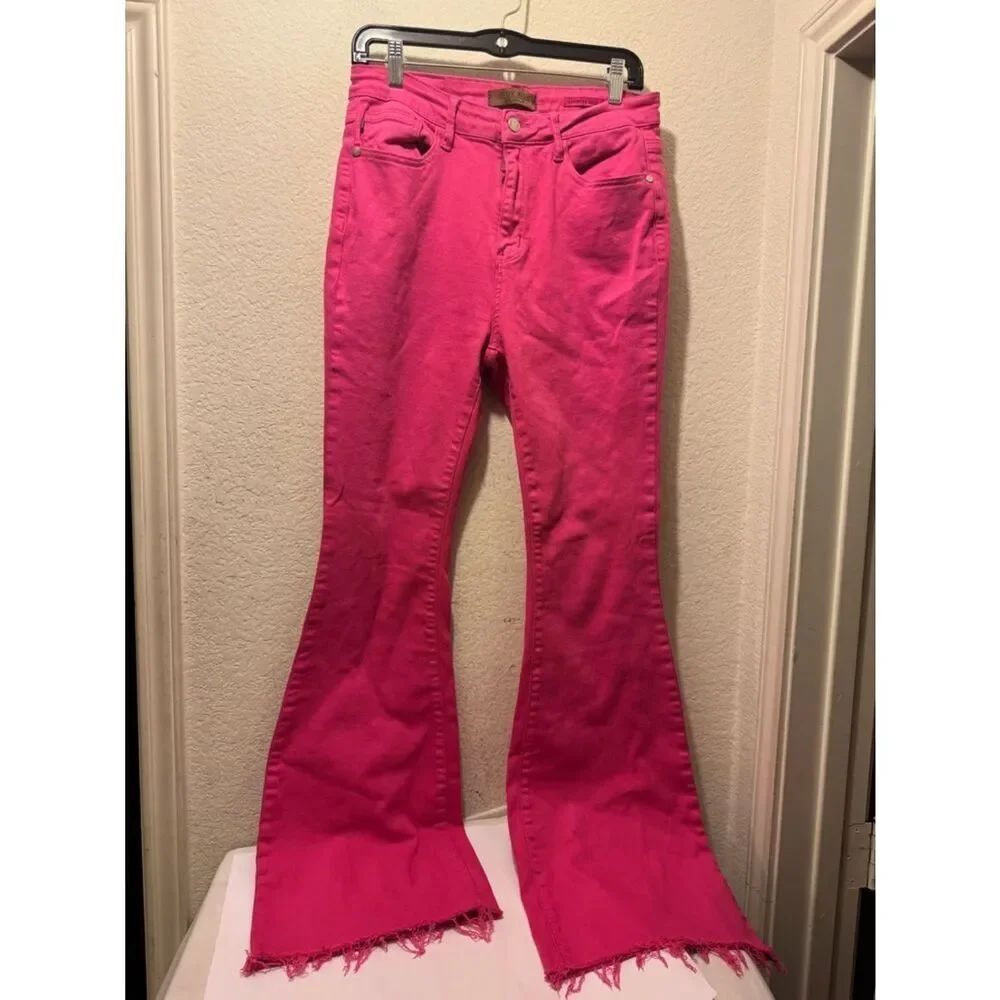 Judy Blue High Rise wide leg  Pink Women's Jeans size 11/30